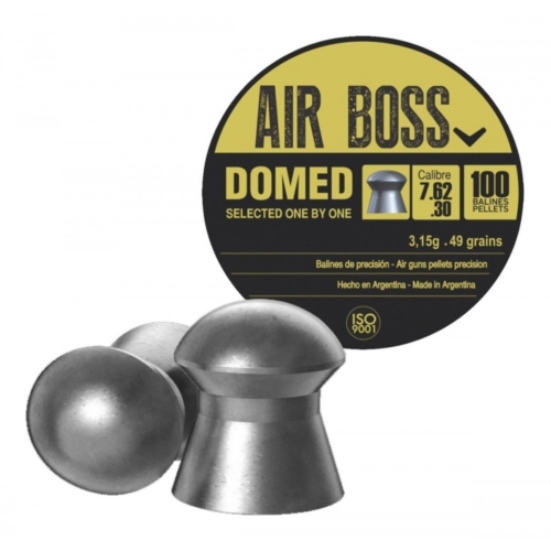 Balin Apolo Domed Air Boss .30 - 7.62 - 49gr x 100