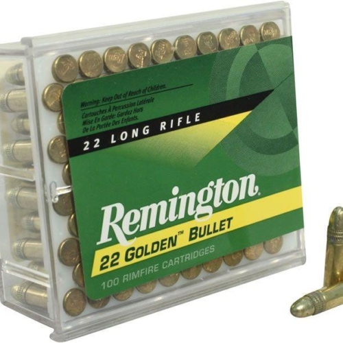 Bala Remington Cal 22 Golden Bullet x 100 PS