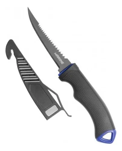 Cuchillo Marine filetero con estuche.-
