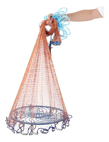 Atarraya de hilo 2.40 con centrador.-