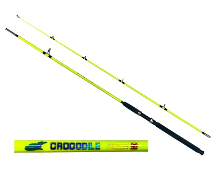 Caña cocodrile maciza 2.10 2 tramos.-